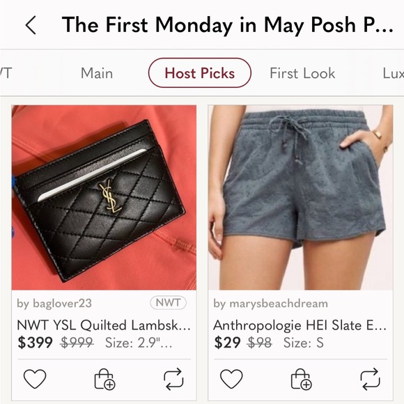 HP🎉NWT YSL Quilted Lambskin Card Case - Picture 16 of 16